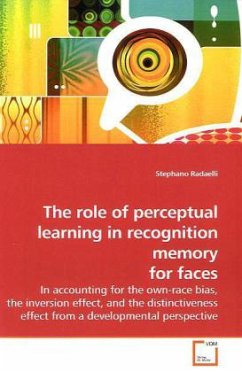 The role of perceptual learning in recognition memory for faces - Radaelli, Stephano