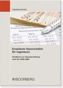 Erweiterte Honorartafeln für Ingenieure - Simmendinger, Heinz