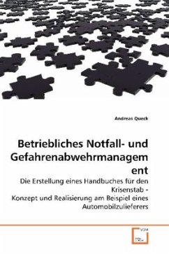 Cover Betriebliches Notfall- und Gefahrenabwehrmanagement