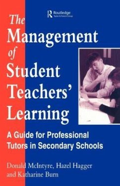 The Management of Student Teachers' Learning - Hagger, H.; Mcintyre, Donald