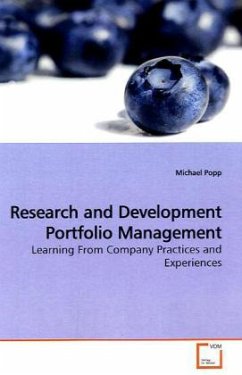 Research and Development Portfolio Management - Popp, Michael