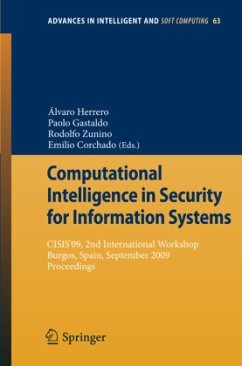 Computational Intelligence in Security for Information Systems - Herrero, Álvaro / Gastaldo, Paolo / Zunino, Rodolfo et al. (Hrsg.)