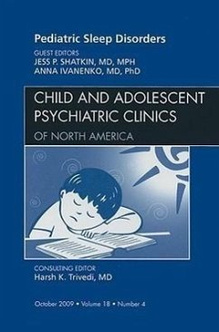 Cover Pediatric Sleep Disorders, an Issue of Child and Adolescent Psychiatric Clinics of North America