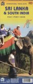 International Travel Map ITM Sri Lanka & South India
