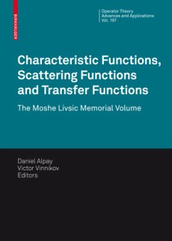 Characteristic Functions, Scattering Functions and Transfer Functions