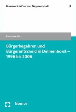 Bürgerbegehren und Bürgerentscheid in Delmenhorst - 1996 bis 2006 - Müller, Kerstin