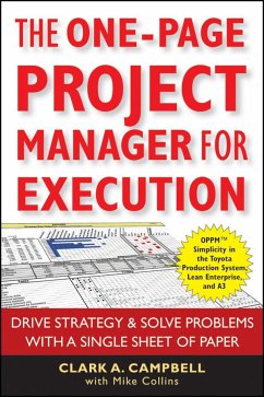 The One-Page Project Manager for Execution - Campbell, Clark A.; Collins, Mike