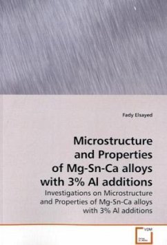 Microstructure and Properties of Mg-Sn-Ca alloys with 3% Al additions - Elsayed, Fady