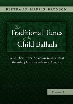 The Traditional Tunes of the Child Ballads, Vol 1 - Bronson, Bertrand Harris