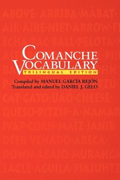 Comanche Vocabulary - García Rejón, Manuel