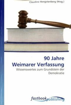 90 Jahre Weimarer Verfassung