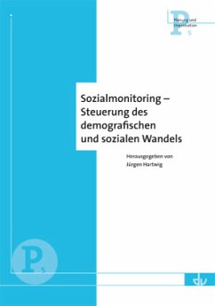 Sozialmonitoring - Steuerung des demografischen Wandels - Hartwig, Jürgen (Hrsg.)