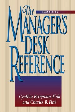 The Manager's Desk Reference - Berryman-Fink, Cynthia; Fink, Charles B.