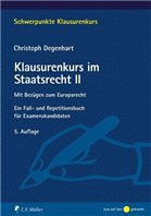 Cover Klausurenkurs im Staatsrecht II