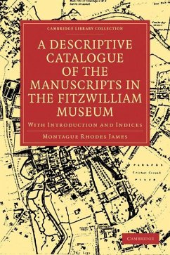 Cover A Descriptive Catalogue of the Manuscripts in the Fitzwilliam Museum