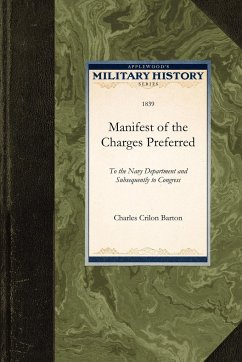 Manifest of the Charges Preferred - Barton, Charles Crillon