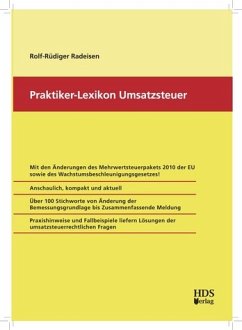 Praktiker-Lexikon Umsatzsteuer - Radeisen, Rolf-Rüdiger