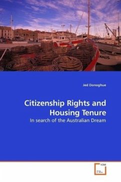 Citizenship Rights and Housing Tenure - Donoghue, Jed