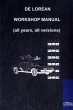 De Lorean Factory Workshop Manual - Bild 1