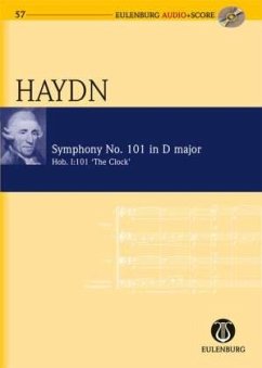 Sinfonie Nr.101 D-Dur (Londoner, Nr.11, Die Uhr) Hob.I:101, Studienpartitur u. Audio-CD - Sinfonie Nr. 101 D-Dur, "Die Uhr"