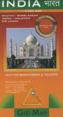 Gizi Map India, Geographical Map