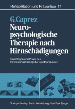 Neuropsychologische Therapie nach Hirnschädigungen - Caprez, Gaudenz