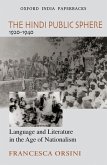 The Hindi Public Sphere, 1920-1940