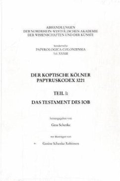Cover Der Koptische Kölner Papyruskodex 3221