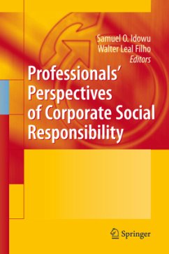 Professionals´ Perspectives of Corporate Social Responsibility - Idowu, Samuel O. / Leal Filho, Walter (Hrsg.)