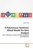 A Polytomous Nonlinear Mixed Model for Item Analysis