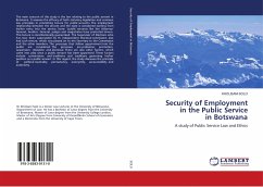 Security of Employment in the Public Service in Botswana - SOLO, KHOLISANI