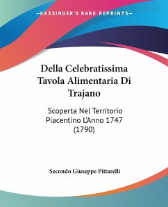 Della Celebratissima Tavola Alimentaria Di Trajano