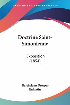 Doctrine Saint-Simonienne - Enfantin, Barthelemy Prosper