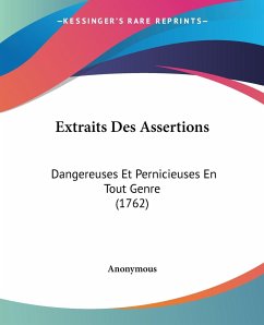 Extraits Des Assertions - Anonymous