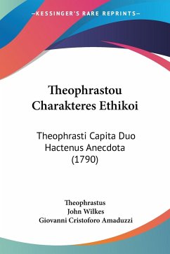 Theophrastou Charakteres Ethikoi