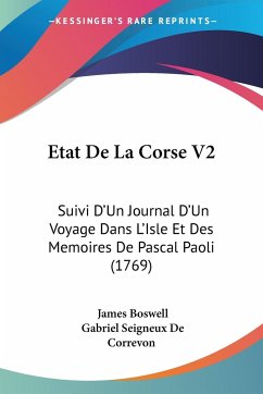 Etat De La Corse V2 - Boswell, James