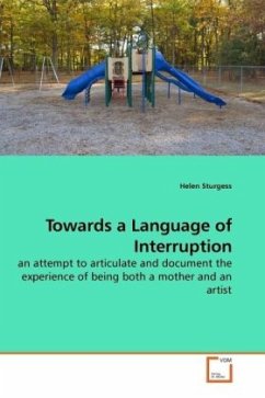 Towards a Language of Interruption - Sturgess, Helen