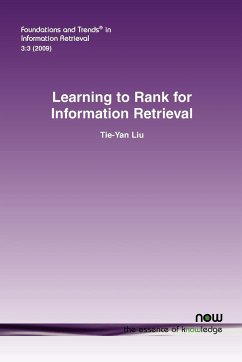 Learning to Rank for Information Retrieval - Liu, Tie-Yan