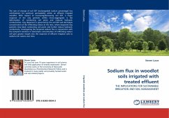 Sodium flux in woodlot soils irrigated with treated effluent