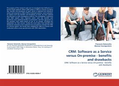 CRM: Software as a Service versus On-premise - benefits and drawbacks - Ratametha, Thanawin