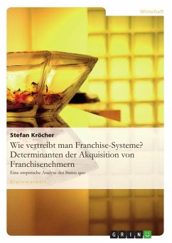 Wie vertreibt man Franchise-Systeme? Determinanten der Akquisition von Franchisenehmern - Kröcher, Stefan