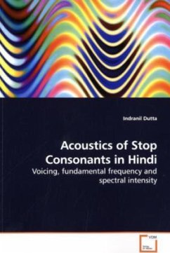 Acoustics of Stop Consonants in Hindi - Dutta, Indranil