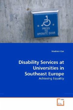 Disability Services at Universities in Southeast Europe - Cuk, Vladimir