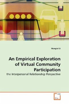 An Empirical Exploration of Virtual Community Participation - Li, Honglei