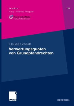 Verwertungsquoten von Grundpfandrechten - Schaaff, Claudia