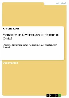 Motivation als Bewertungsbasis für Human Capital - Küch, Kristina