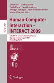 Human-Computer Interaction - INTERACT 2009