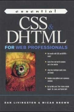 Essential CSS & DHTML for Web Professionals