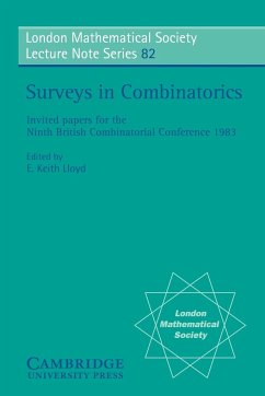 Surveys in Combinatorics - Lloyd, E. Keith