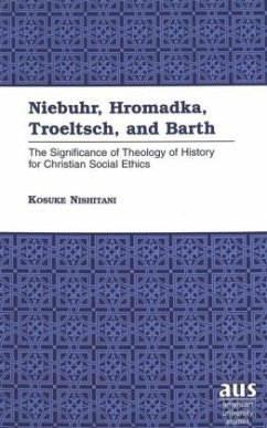 Niebuhr, Hromadka, Troeltsch, and Barth - Nishitani, Kosuke